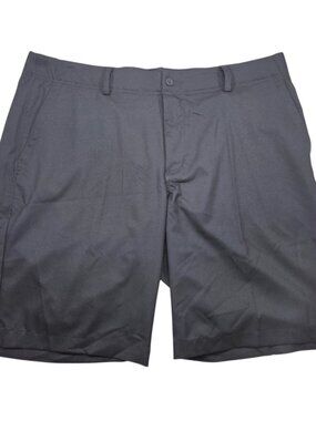 Nike Black Golf Flat Front Dri-Fit Shorts